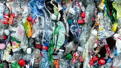 Rubbish for re-cycling