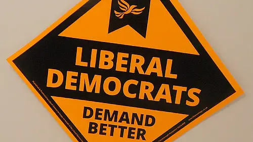 Lib Dem poster