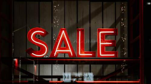 Sale sign